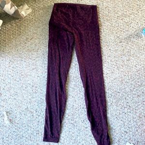 Black and purple cheetah print lululemon align